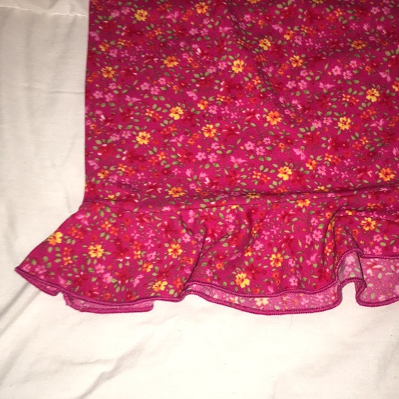 Hot Pink Floral Pencil Skirt - Picture 3 of 4